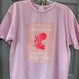 Zara Costa D'Argento Split back t-shirt for Juniors, Size 13-14